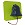 Move and stic Platte 40x40cm apfelgrün mit montierter Glocke titangrau