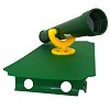 Moveandstic Spielturm Gesa - Kletterturm für Kleinkinder mit Rutsche und Stoffeinsätzen, apfelgrün/titangrau Spielturm Gesa - Kletterturm für Kleinkinder mit Ru..