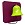 Moveandstic Platte 40x40 cm magenta mit montierter Glocke apfelgrün