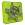 Moveandstic Platte 40x40cm apfelgrün mit Piratenlenkrad grau