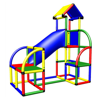 Move and stic - FELIX Kletterturm mit Krabbelröhre und Ausstieg