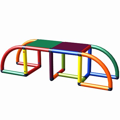 Move and stic Sitzbank und Brücke Schan Multicolor