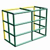 Moveandstic Hockeytor 165x125x85 Gelb/GrÃ¼n incl. Aluminium 0