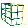 Moveandstic Hockeytor 165x125x85 Gelb/GrÃ¼n incl. Aluminium 1