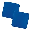 Moveandstic 2er Set Platte 40x40 cm, blau