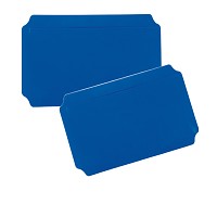 Moveandstic 2er Set Platte 20x40 cm, blau
