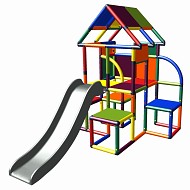 Move and stic Lina Spielturm mit Rutsche multicolor