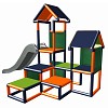 Moveandstic Spielturm Gesa - Kletterturm für Kleinkinder mit Rutsche und Stoffeinsätzen, orange/titangrau Spielturm Gesa - Kletterturm für Kleinkinder mit Rutsche und Stoffeinsätzen, orange/titangrau