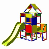 Move and stic - Lisa Großer Turm mit Rutsche multicolor