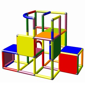 Move and stic - PROFI Baukasten multicolor