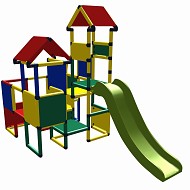 move and stic Rutschenturm Alibaba Spielhaus mit Rutsche Kinderzimmer Garten 