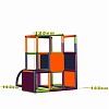 Move and stic - PROFI Baukasten apfelgruen-titangrau-orange-magenta 1