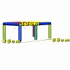 Move and stic - Sitzbank und Trittbank Nils Multicolor 1